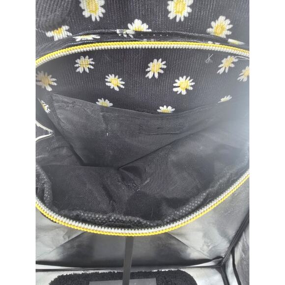 Jessica Simpson Black W/Daisy's Corduroy Backpack - Picture 4 of 7